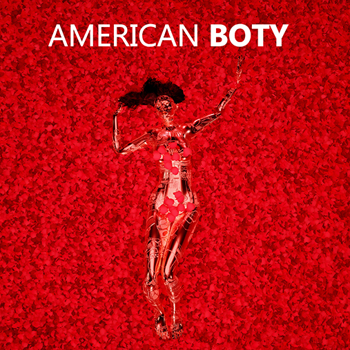 parodie de l'affiche "american beauty" en 3d (blender)